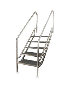 Escalera piscina pública fácil acceso ancho 700 mm