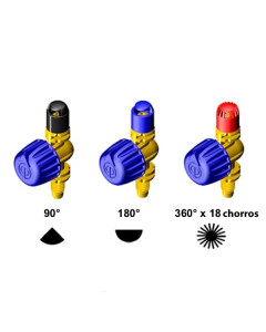Microdifusor ajustable amarillo microriego Cepex 50 uds.