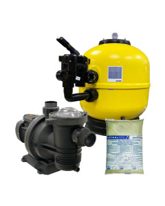 Pack Ahorro Victoria Filtro + Bomba SSP Astralpool + Vidrio AstralPool 
