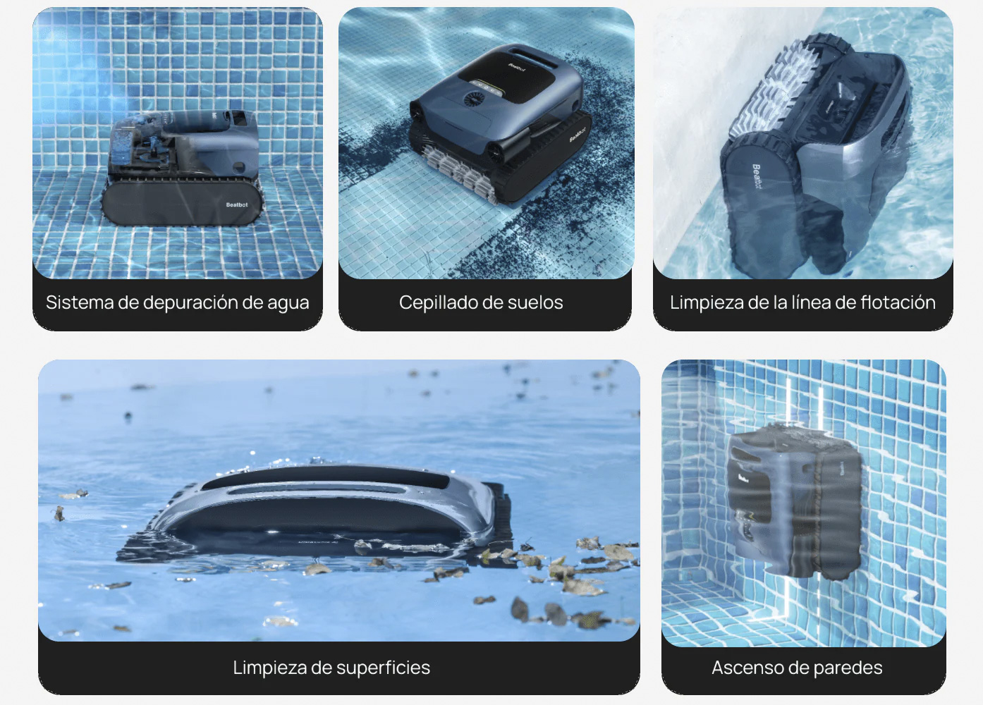 Beatbot Aquasense Pro Limpieza de Piscinas 5 en 1