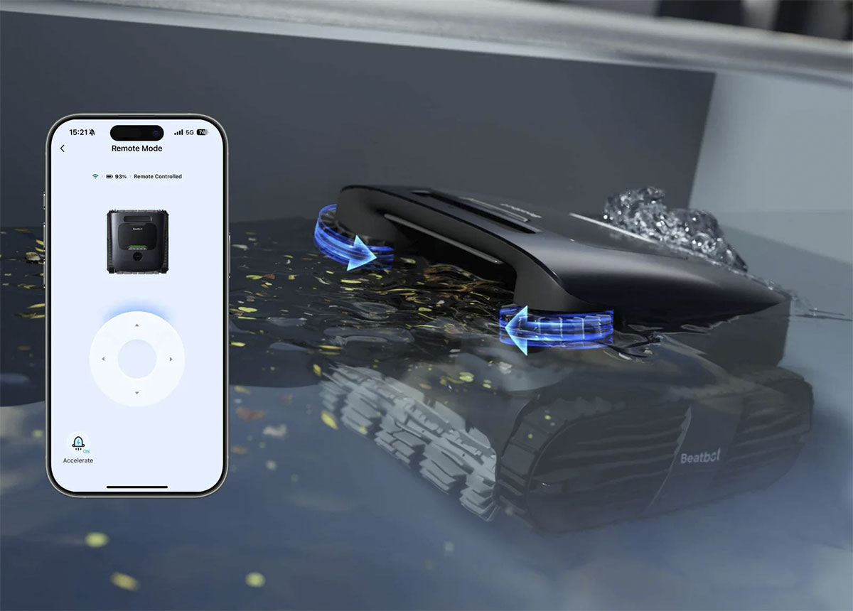 Cepillos Laterales Dobles y Control vía App