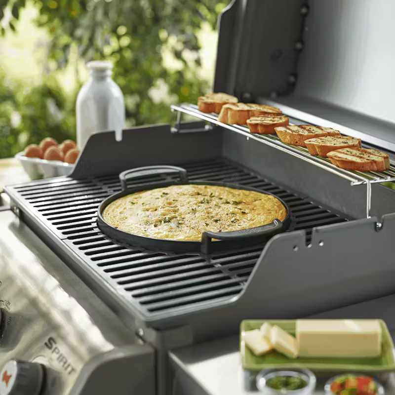 Plancha un accesorio para barbacoa